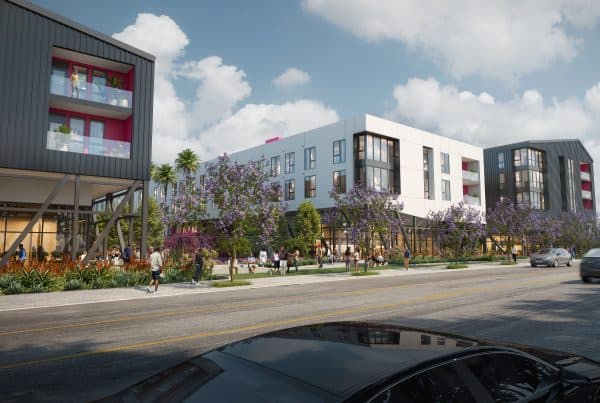 View of A34 from Pasadena Ave